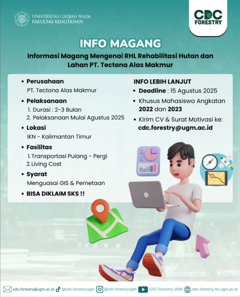 Selamat! Mahasiswa UGM Diterima Program Magang di PT. Tectona Alas Makmur Tahun 2025
